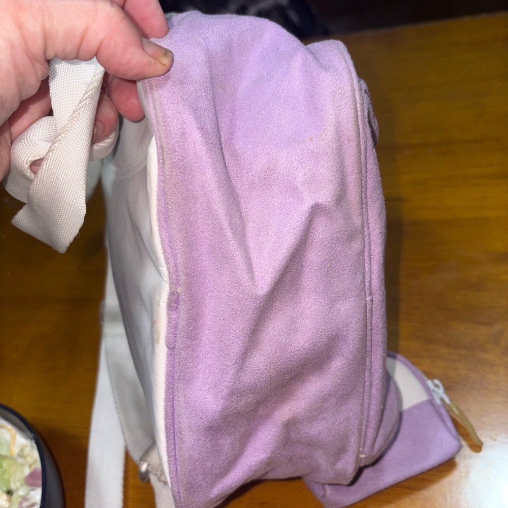 Nike Brasilia JDI Kids' Mini Backpack in a Platinum Violet Plum Dust colorway - Picture 10 of 16